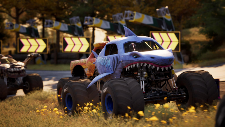 Monster truck chaos with rivals